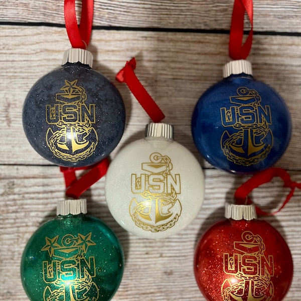 Navy Ornaments Etsy