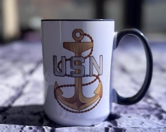 Navy Chief Ceramic Mug