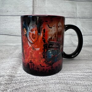 Horror Movie Mash Up Heat Changing Mug