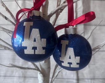 Los Angeles Baseball Ornaments
