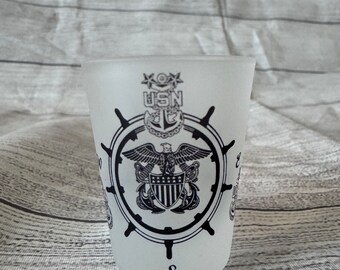 Navy Chief & Officer Shot Glass