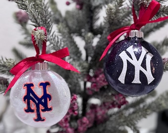 New York Baseball Ornaments