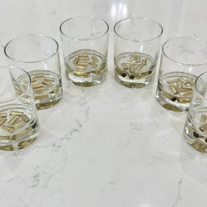 6 whiskyglazen met kogelhulzen van echt messing, gegoten in hars. Geweldig cadeau voor jagers en whiskyliefhebbers. Uniek cadeau voor vader, echtgenoot