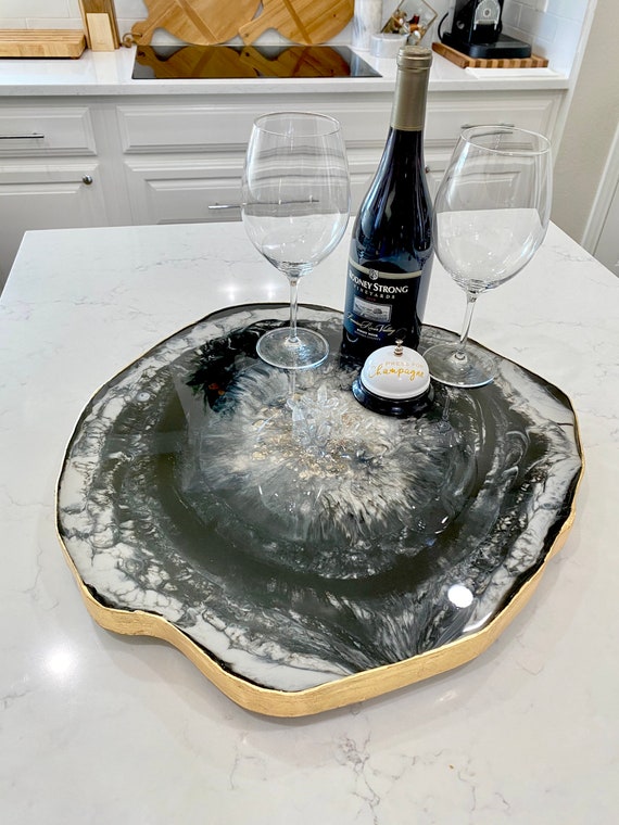 Resin crystal table deals
