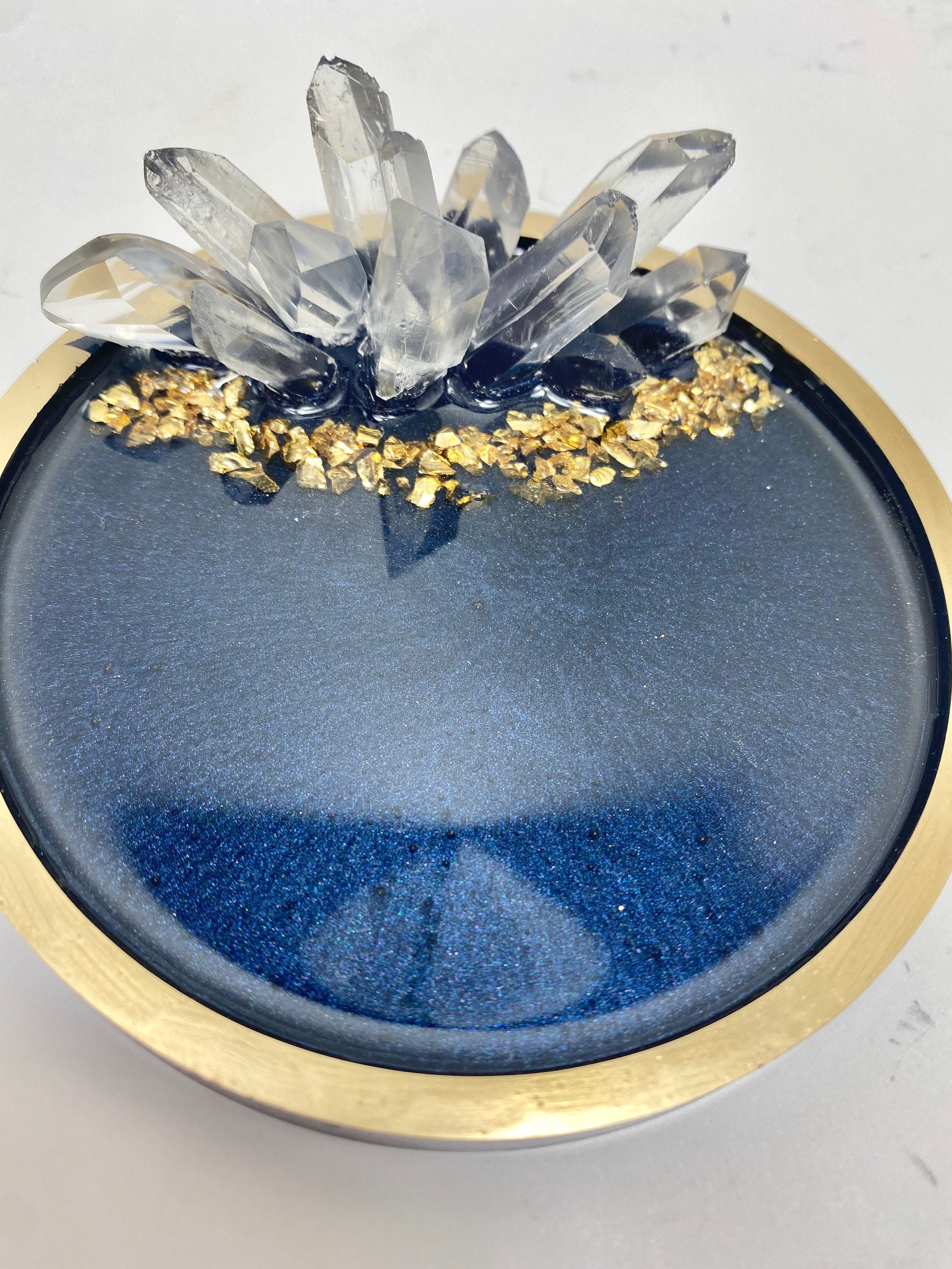 Agate Crystal Ring Dish main image 1
