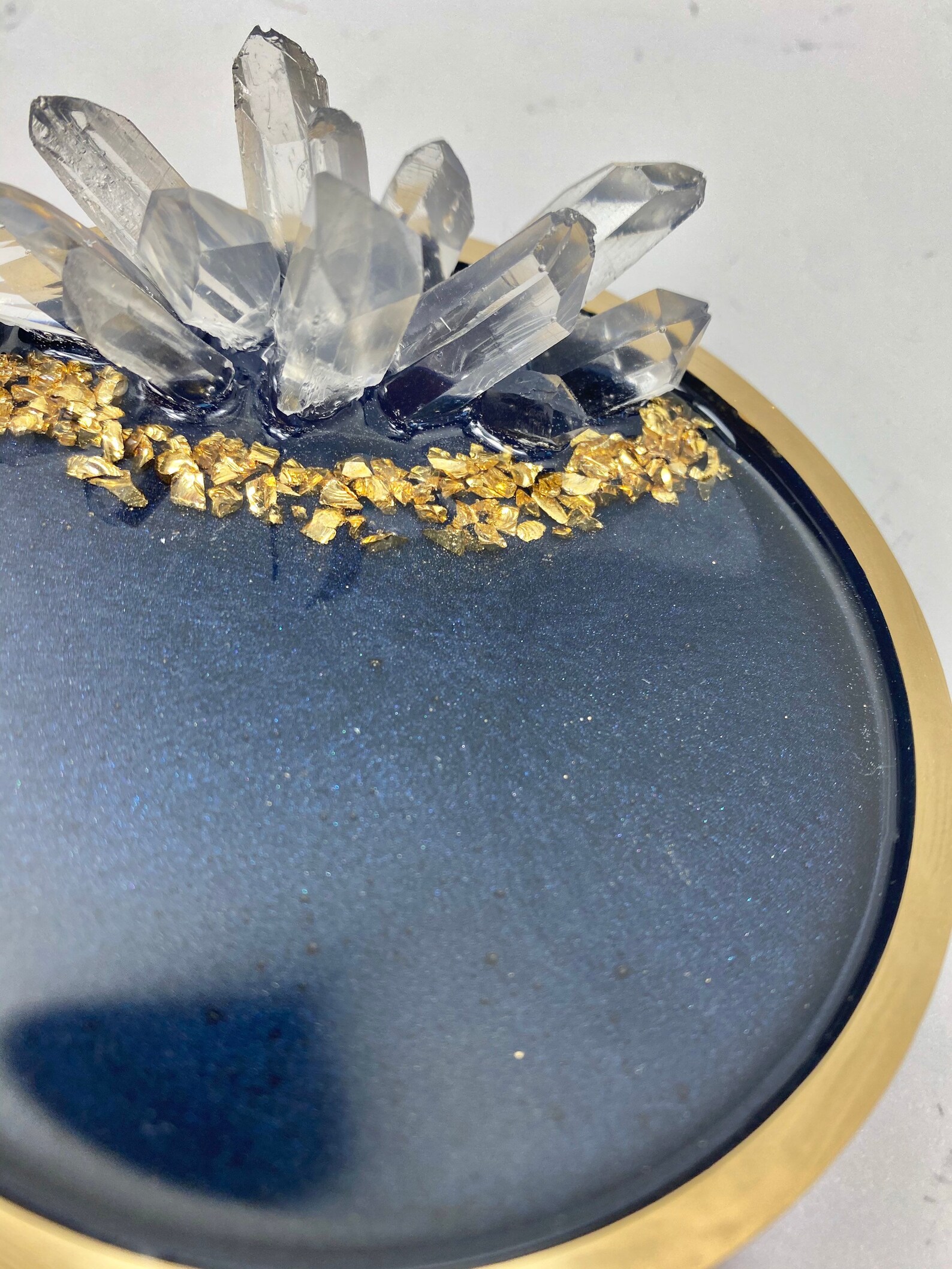 Agate Crystal Ring Dish