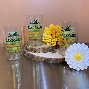 Landshark Beer Bottle Candle - 100% biologische sojawas en etherische oliekaarsen in gerecyclede bierflesjes en blikjes