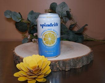 Sparkling Water - Lemon, Lime, Grapefruit Spindrift - 100% Organic Soy Wax and Essential Oil Candles in Recycled Seltzer Bottles and Cans