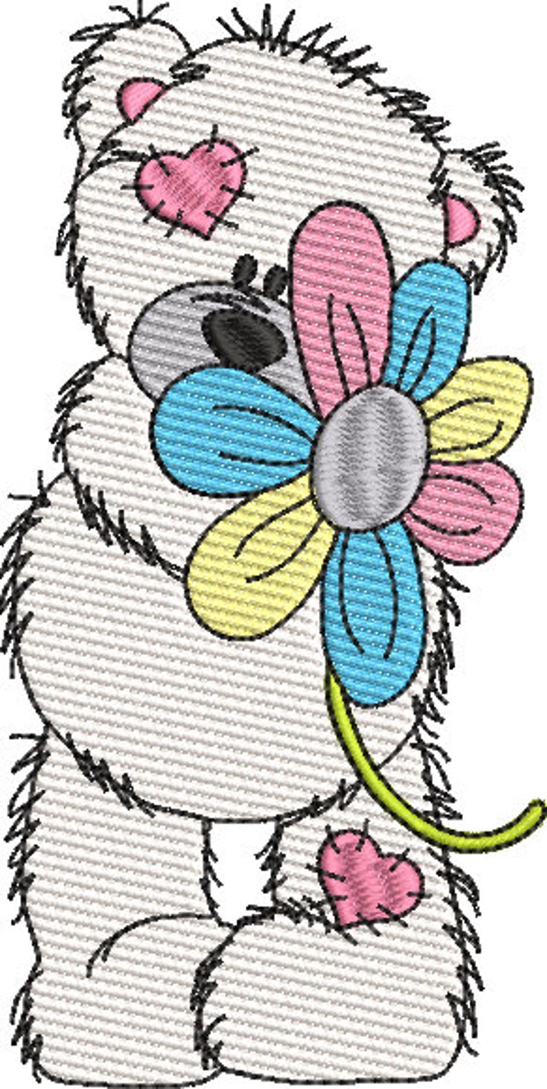 20+ Teddy Bear Head Sketch Embroidery