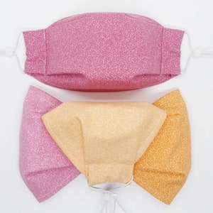 Cotton Face Mask, Face Covering, Reusable Mask, Washable mask, Handmade, Breathable Mask, Fitted Mask, Made In USA