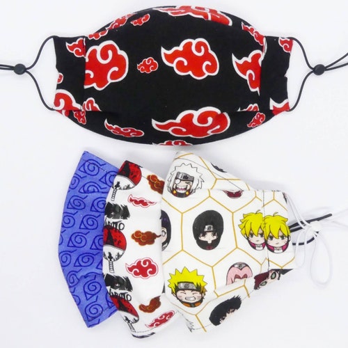 Cosplay Anime Cotton Face Mask Face Covering Reusable Mask Etsy