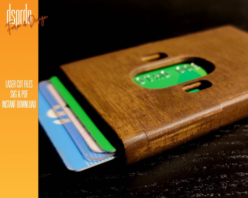 Cardholder Cut File Perfect Gift Customize With Name or Etsy