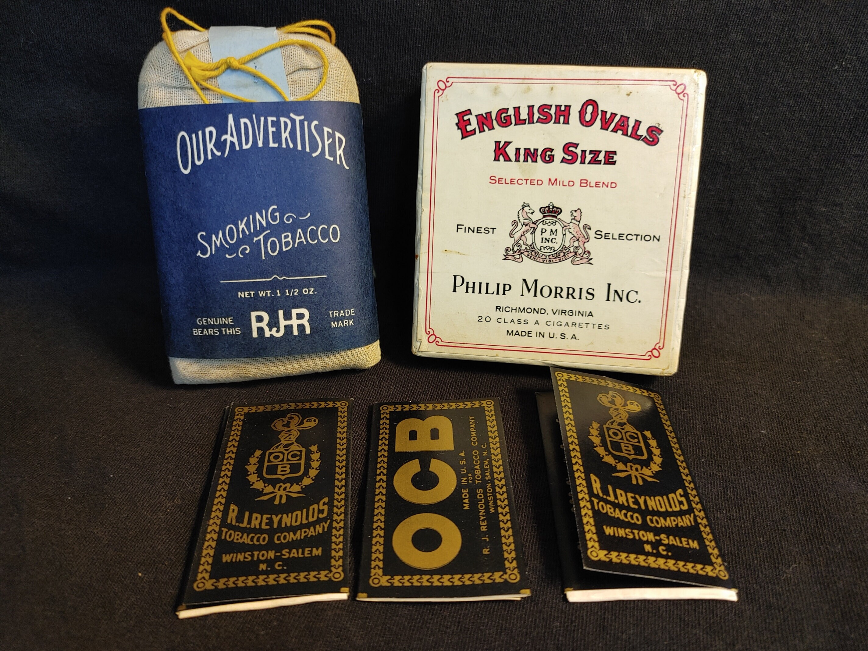 Vtg R.J. Reynolds Our Advertiser 1.5 oz Smoking Tobacco Full Etsy