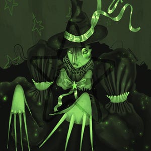 WITCH, PLEASE! Art Print (A3 and A4 Available)