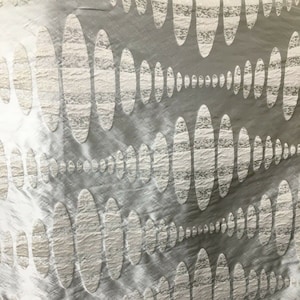 SAGE BEIGE Oval Pattern Brocade Upholstery Drapery Fabric (54 in.) Sold By The Yard