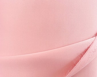 BLUSH PINK Neoprene Scuba Knit Fabric Polyester Spandex (58 in.) Sold By The Yard