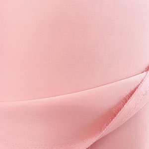 BLUSH PINK Neoprene Scuba Knit Fabric Polyester Spandex (58 in.) Sold By The Yard
