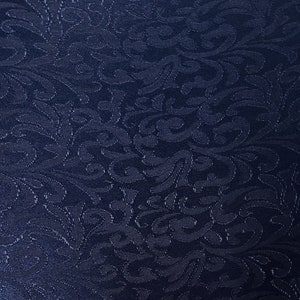 NAVY BLUE Floral Brocade Fabric (60 in.) Sold By The Yard