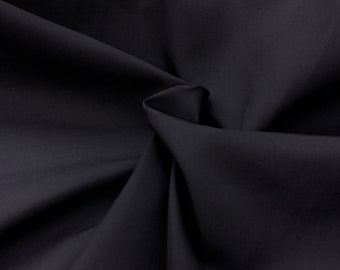 BLACK Light Weight Cotton Fabric (60 in.) Sold By The Yard