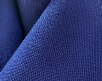 NAVY BLUE 100% Polyester Poplin Fabric (60 in.) Sold By The Yard