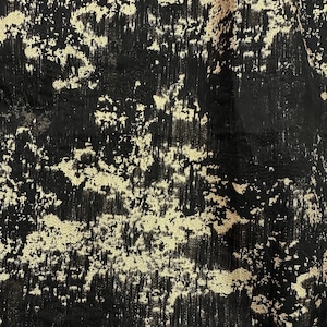 BLACK GOLD Metallic Organza Brocade Fabric (56 in.) Sold By The Yard