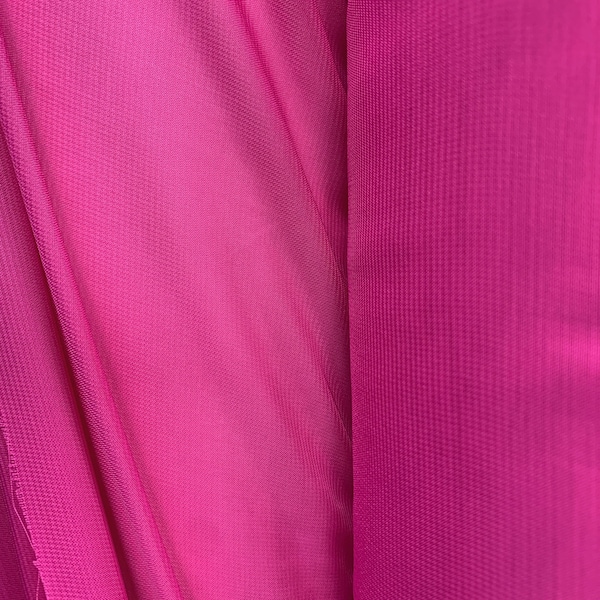 FUCHSIA PINK Sheer Solid Polyester Chiffon Fabric (60 in.) Sold By The Yard