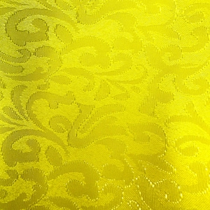 YELLOW Floral Brocade Fabric (60 in.) Sold By The Yard