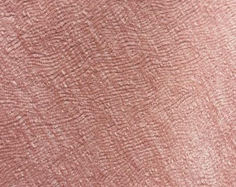 LIGHT PINK Chenille Velvet Upholstery Drapery Fabric (56 in.) Sold By The Yard