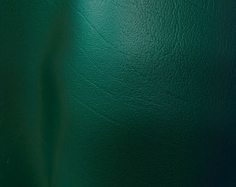 DARK GREEN Faux Leather Vinyl Upholstery Fabric 54 In. Sold 