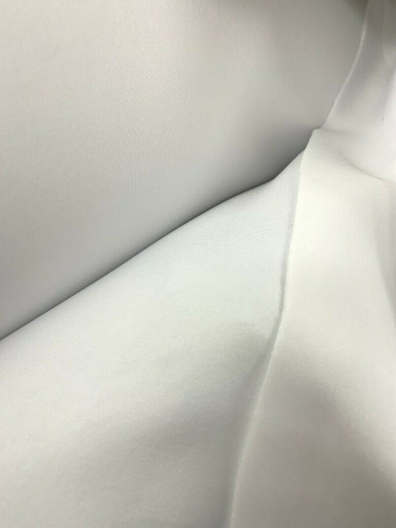 1.5mm Neoprene Scuba Stretch White Fabric