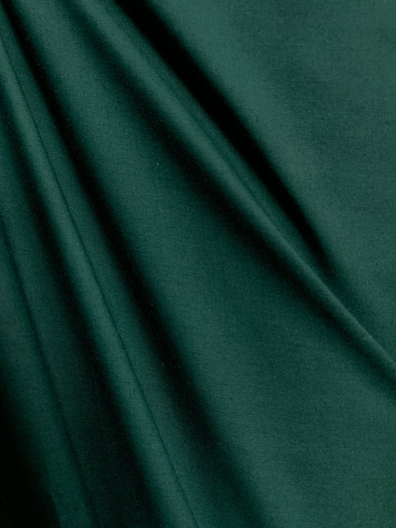 HUNTER GREEN Light Weight Cotton Fabric (58 in.) Sold By The Yard