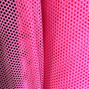 neon pink fishnet dress Neon Fishnet Dress