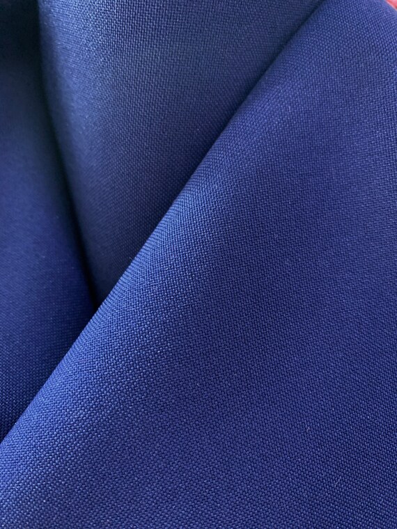 NAVY BLUE 100% Polyester Poplin Fabric 60 In. Sold by the Yard 