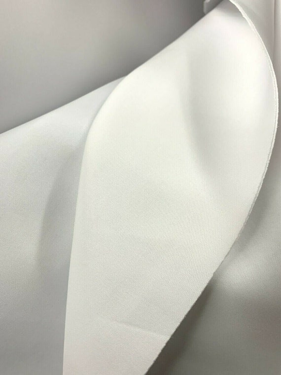 WHITE Neoprene Scuba Knit Fabric Polyester Spandex 58 In. Etsy