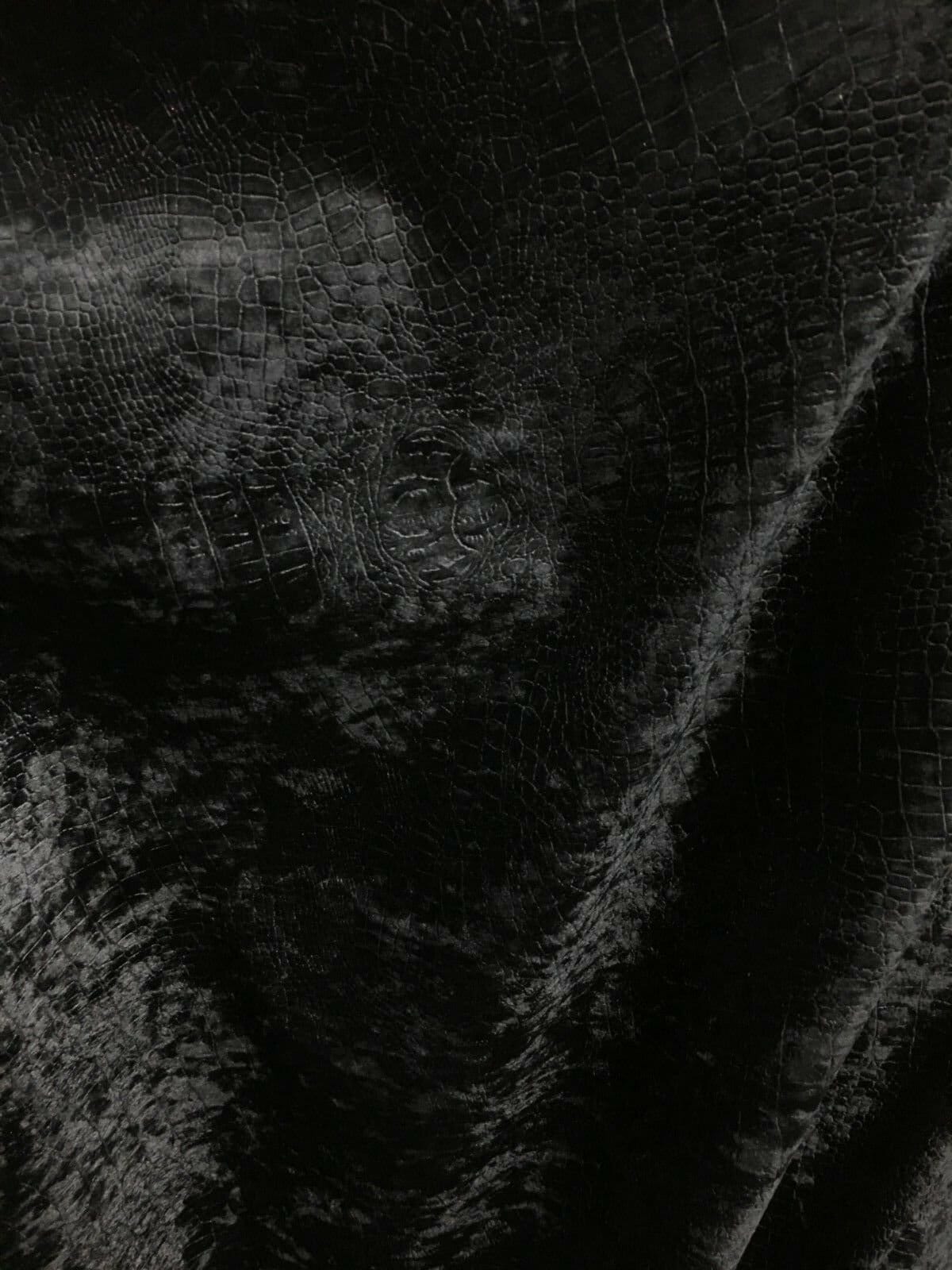Le Embossed Croc - Deep Navy BlueDefault Title  Alligator skin, Powder  room wallpaper, Black texture background