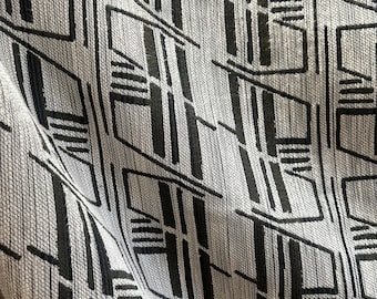 WHITE OLIVE GREEN Chenille Upholstery Brocade Fabric (54 in.) Sold By The Yard