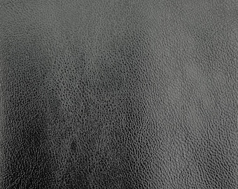 BLACK PVC Pleather Stretch Fabric (55 in.) Sold By The Yard