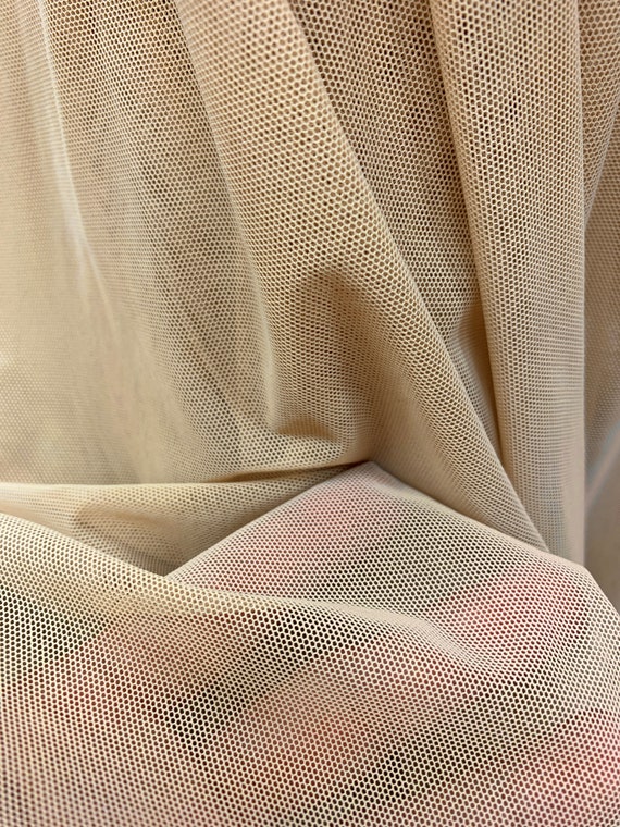 NUDE Stretch Spandex Sheer Power Mesh Fabric (54 in.) Sold By The Yard