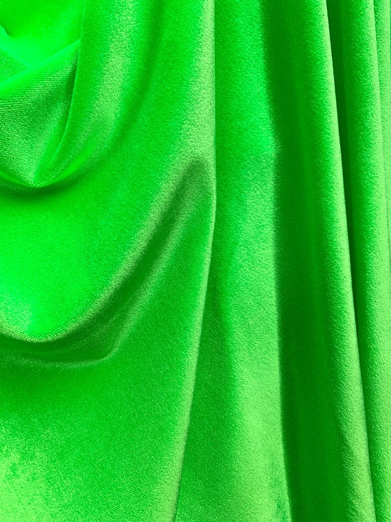 Tela elástico brillante - Verde 