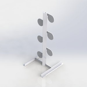 15 cm Winkeleisen Dueling Tree Target - DXF-Dateien - Herstellungszeichnungen - AR500 Target Gongs - nur digitaler Download