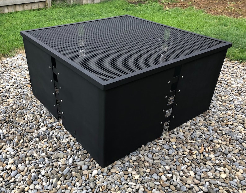 Square Fire Pit Screen Multiple Sizes DXF Files Etsy