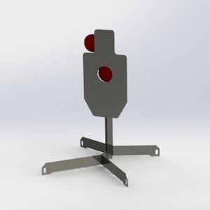 AR500 Hostage Target - DXF Dateien - Reactive Paddles