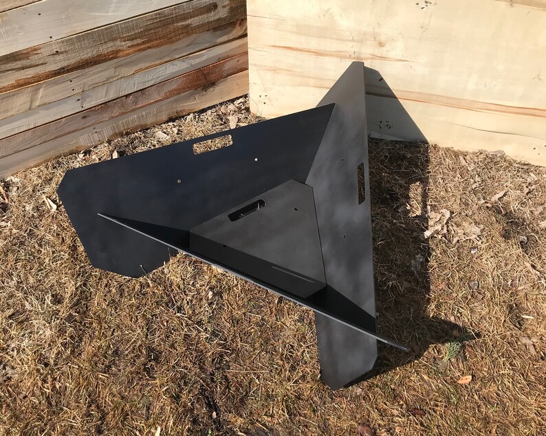 Triangle Fire Pit DXF 2 Designs Firepit CNC Etsy Australia