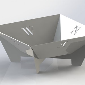 Tema brújula - Fire pit- Archivos DXF