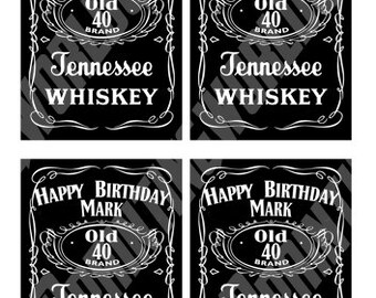Jack Daniels Label Etsy
