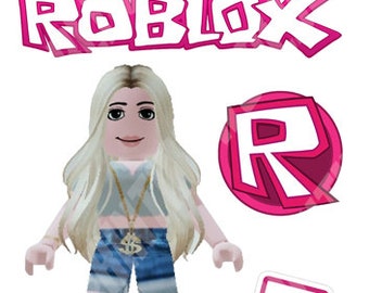 PREMIUM QUALITY ROBLOX GIRL/'S CHARACTERS   edible Cake toppers A4 Icing //Wafer