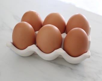 Ceramic Egg Holder, Modern Kitchen Decor