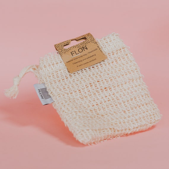 Natural Sisal Soap Saver Bag: Exfoliating Wash Cloth