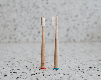 Child Soft Bristle Bamboo toothbrush | Natural  Eco friendly Biodegradable handle Bamboo Toothbrush | Plastic Free Zero Waste Product