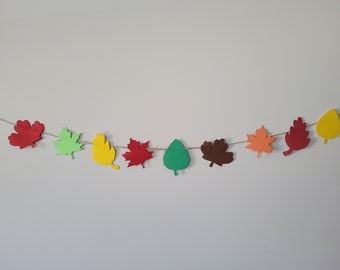 Herbstblatt Girlande